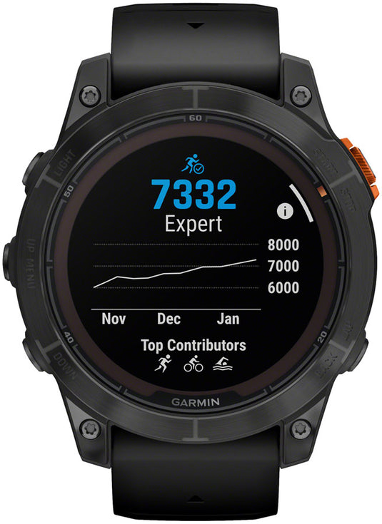 Garmin fenix 7 Pro Solar Smartwatch - 47mm, Slate Gray Case, Black Band