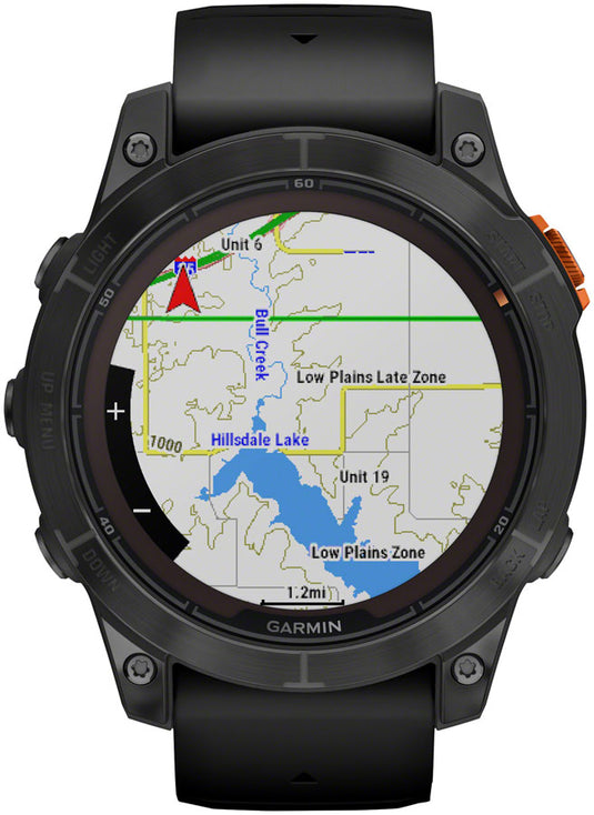 Garmin fenix 7 Pro Solar Smartwatch - 47mm, Slate Gray Case, Black Band