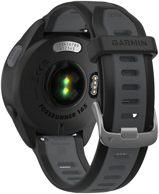 Garmin Forerunner 165 Music Running Watch - Black/Slate Gray