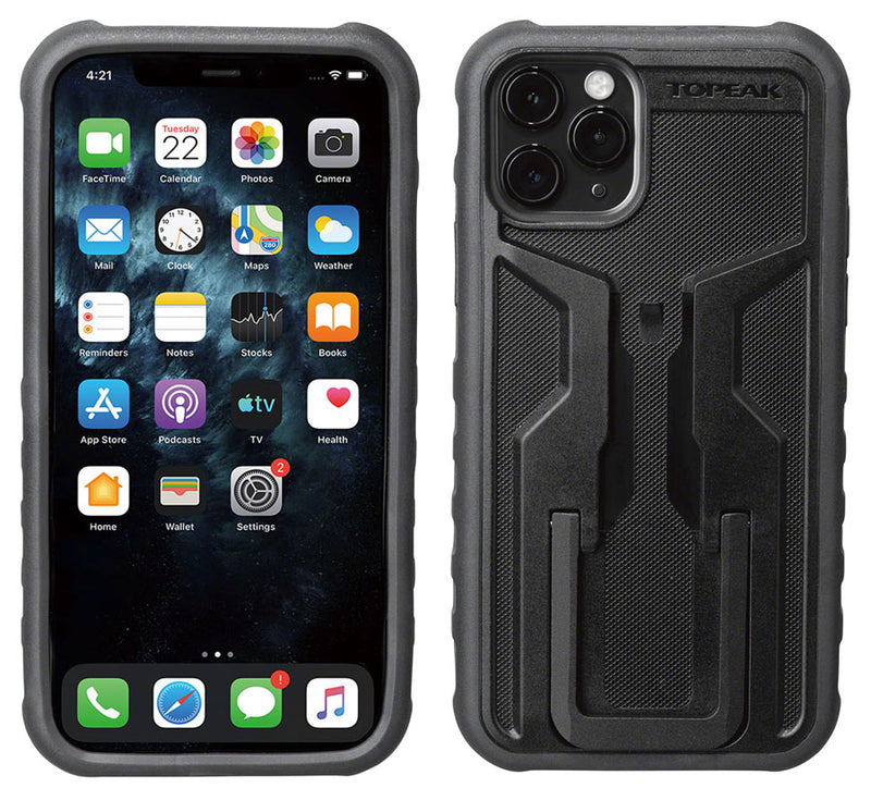 Load image into Gallery viewer, Topeak Ridecase w/Mount - iPhone 11 Pro Sleek Carbon Fiber
