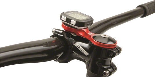 K-EDGE Fixed Stem Mount for Garmin Quarter Turn Type Computers, Black