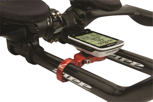 K-EDGE Garmin Sport TT/Aero Handlebar Mount: 22.2mm, Red