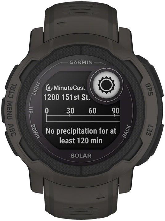 Garmin Instinct 2 Solar GPS Smartwatch - 45mm, Graphite