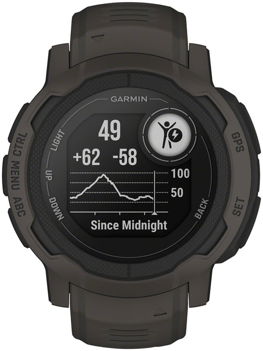 Garmin Instinct 2 Standard Edition GPS Smartwatch - 45mm, Graphite