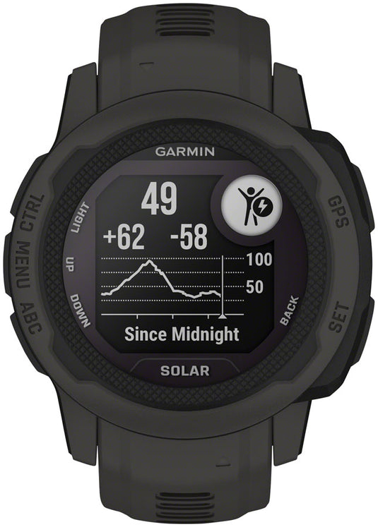 Garmin Instinct 2S Solar GPS Smartwatch - 40mm, Graphite