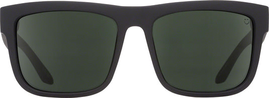 SPY+ DISCORD Sunglasses - Soft Matte Black, Happy Gray Green Polarized Lenses