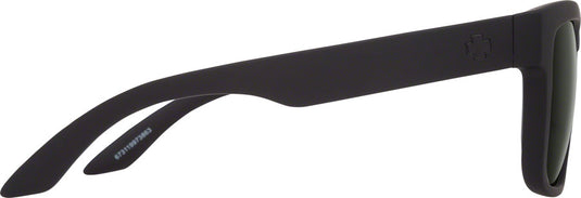 SPY+ DISCORD Sunglasses - Soft Matte Black, Happy Gray Green Polarized Lenses