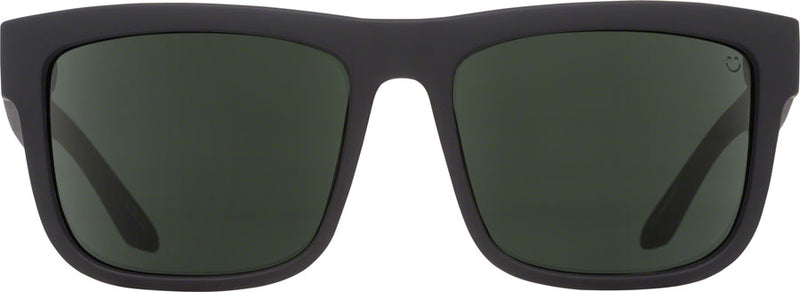 Load image into Gallery viewer, SPY+ DISCORD Sunglasses - Soft Matte Black, Happy Gray Green Lenses
