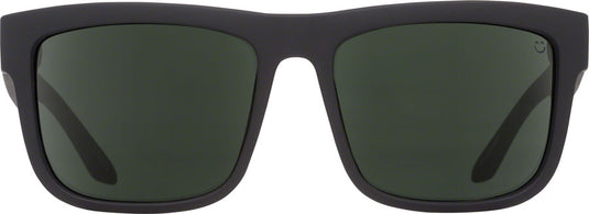 SPY+ DISCORD Sunglasses - Soft Matte Black, Happy Gray Green Lenses