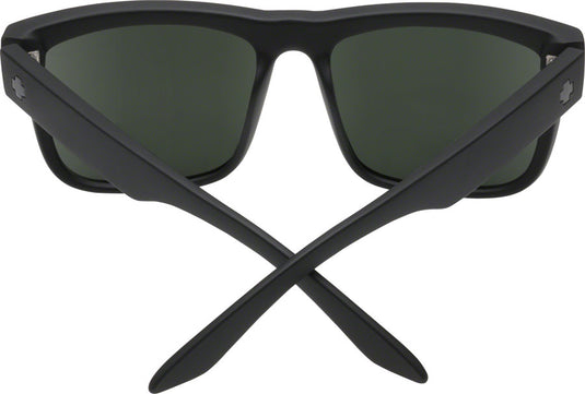 SPY+ DISCORD Sunglasses - Soft Matte Black, Happy Gray Green Lenses