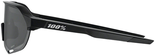 100% S3 Sunglasses - Soft Tact Black, Smoke Lens