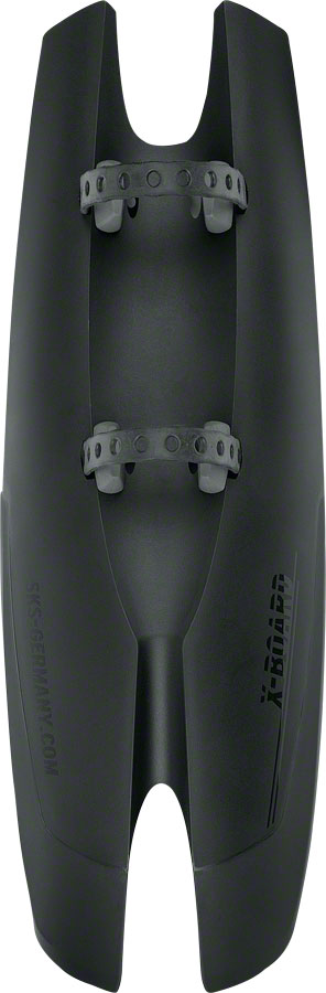 Load image into Gallery viewer, SKS X-Board Dark Downtube Fender Matte Black Softspoiler Dual-Compound Mudflap
