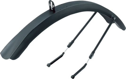 Topeak DeFender TX Fender Set, 700 x 44c, Black Adjustable Aluminum Struts