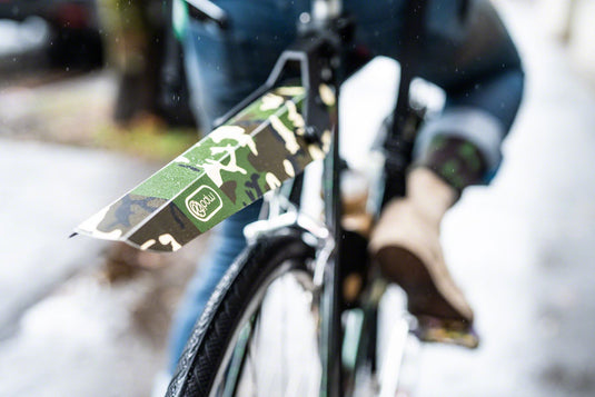 Portland Design Works Origami Clip-on Fender, Camo: Rear