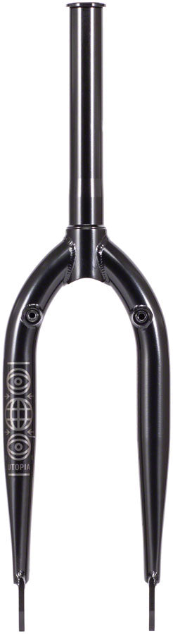 We The People Utopia BMX Fork - Zero Offset, Black