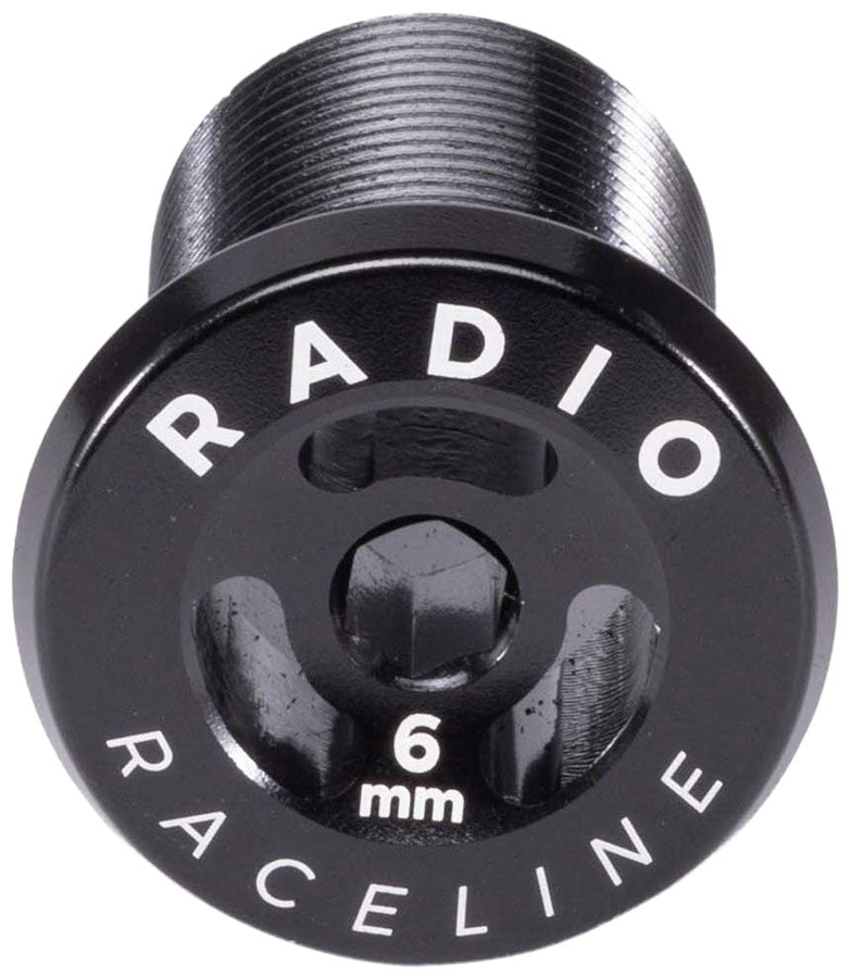 Load image into Gallery viewer, Radio Raceline Fork Top Bolt - M24, Black
