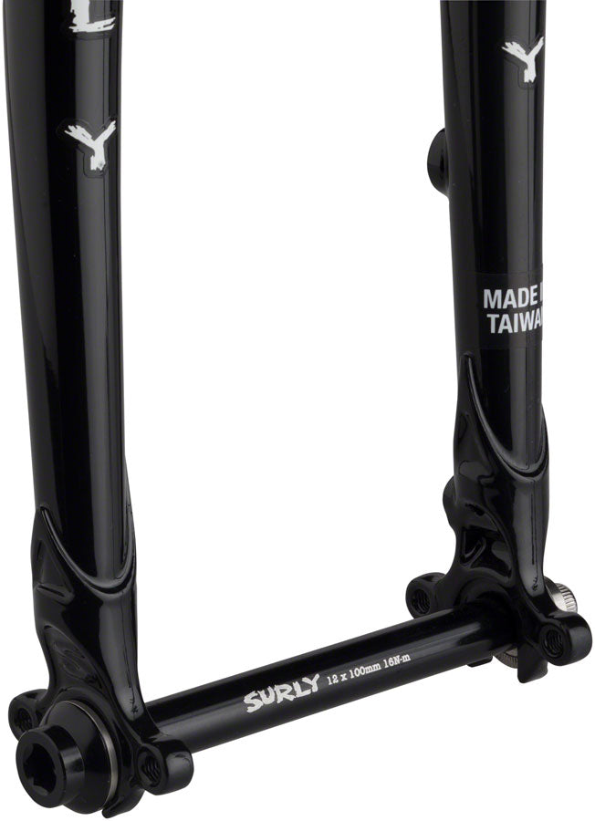 Load image into Gallery viewer, Surly Midnight Special 650b Fork 1-1/8&quot; 50mm Offset, Black
