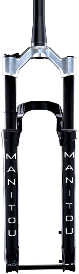 Load image into Gallery viewer, Manitou R8 Pro Suspension Fork - 29&quot;, 120 mm, 15 x 110 mm, 44mm Offset, Remote Lockout, Black/Silver
