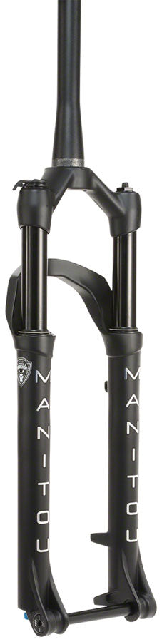 Manitou Markhor Suspension Fork - 29", 100 mm, 15 x 110 mm, 51 mm Offset, Matte Black