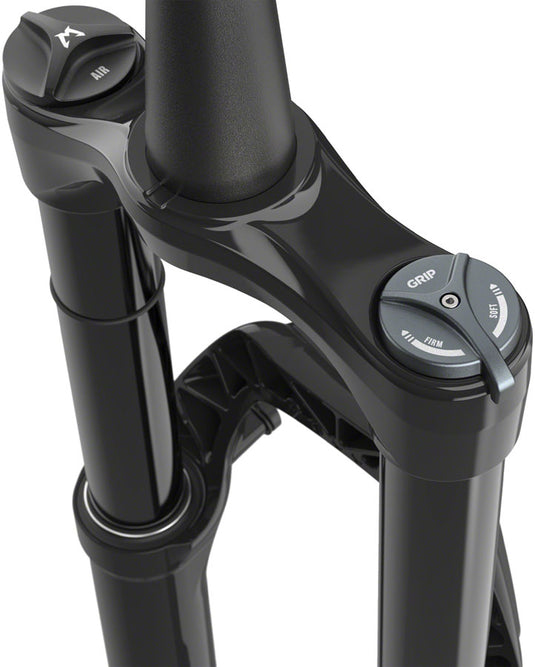 Marzocchi Bomber Z1 Suspension Fork - 27.5", 180 mm, QR15 x 110 mm, 44 mm Offset, Shiny Black, Grip, Sweep-Adj