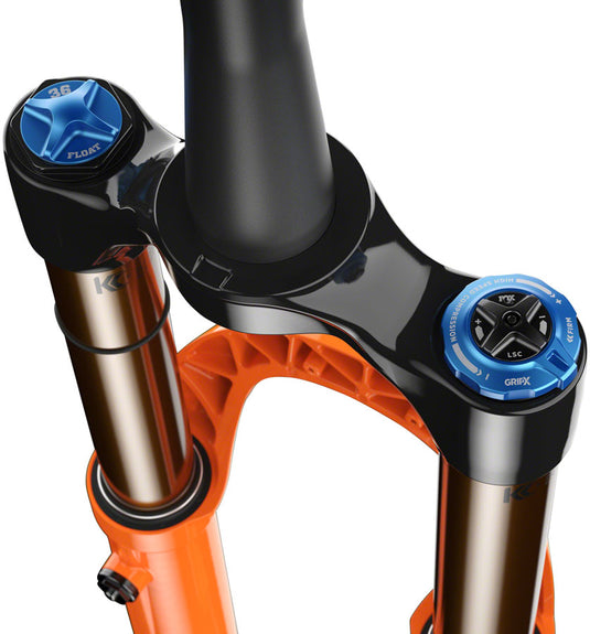 FOX 36 Factory Suspension Fork - 29", 160 mm, 15 x 110 mm, Kabolt-X, 44mm Offset, GRIP X Damper, Shiny Orange