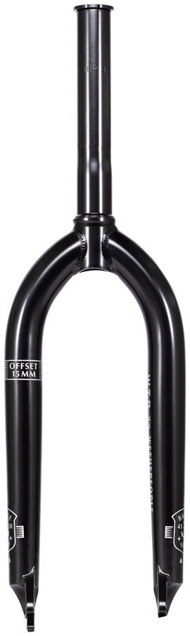 We The People BattleShip BMX Fork - 20", 15mm Offset, Black