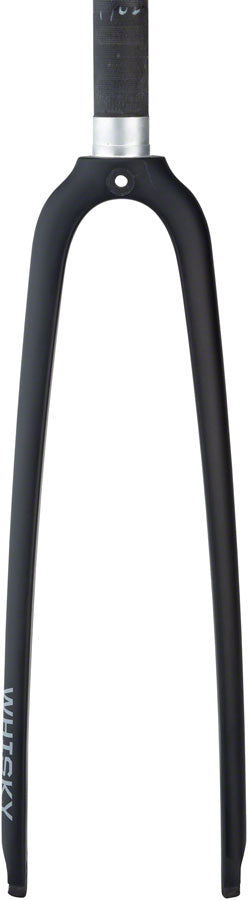 WHISKY No.7 Road Fork - QR 1-1/8" Straight Carbon Steerer Rim Brake Matte Black