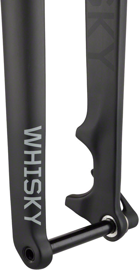 WHISKY No.9 MTN Fork - 29", Post Mount Disc, 15 x 100 mm, 1.5" Tapered Carbon Steerer, Matte Black