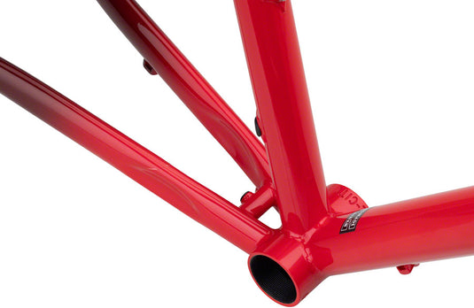 All-City Zig Zag Frameset - 700c, Steel, Orange/Red Fade, 49cm