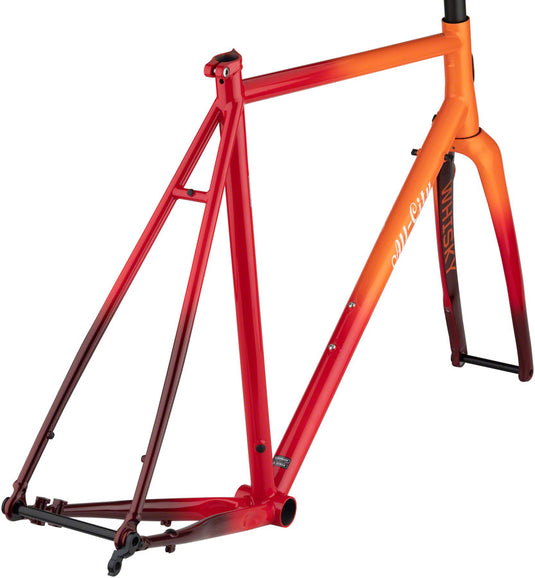 All-City Zig Zag Frameset - 700c, Steel, Orange/Red Fade, 58cm