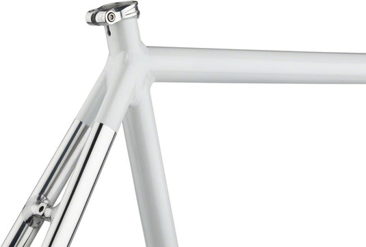 All-City Thunderdome Frameset - 700c, Aluminum, Polished Pearl, 46cm