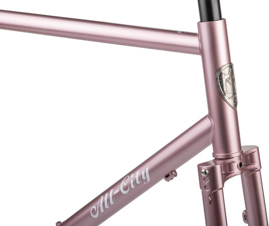 All-City Gorilla Monsoon Frameset - 650b, Steel, Hotberry Rhubarb, 43cm