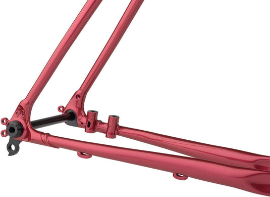 All-City Gorilla Monsoon Frameset - 650b, Steel, Hotberry Rhubarb, 55cm