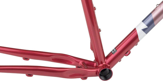 All-City Gorilla Monsoon Frameset - 650b, Steel, Hotberry Rhubarb, 43cm