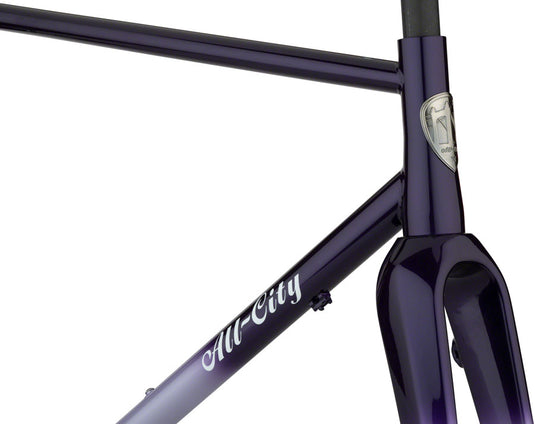 All-City Cosmic Stallion Frameset - 700c, Steel, Purple Fade, 52cm