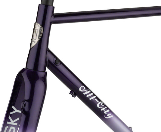 All-City Cosmic Stallion Frameset - 700c, Steel, Purple Fade, 58cm