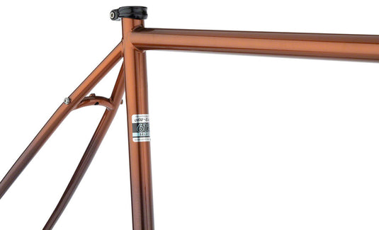 All-City Gorilla Monsoon Frameset - 650b, Steel, Root Beer Keg, 58cm