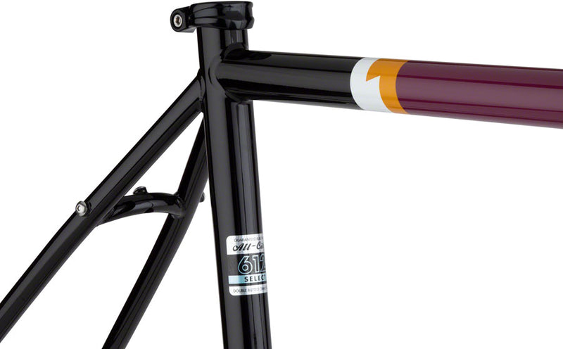 Load image into Gallery viewer, All-City Gorilla Monsoon Frameset - 650b, Steel, Charred Berry, 49cm
