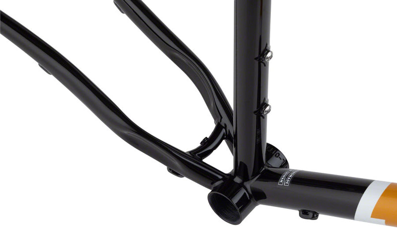 Load image into Gallery viewer, All-City Gorilla Monsoon Frameset - 650b, Steel, Charred Berry, 52cm
