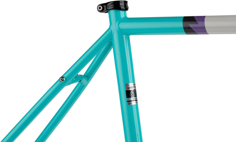 Load image into Gallery viewer, All-City Gorilla Monsoon Frameset - 650b, Steel, Aqua Seafoam, 52cm
