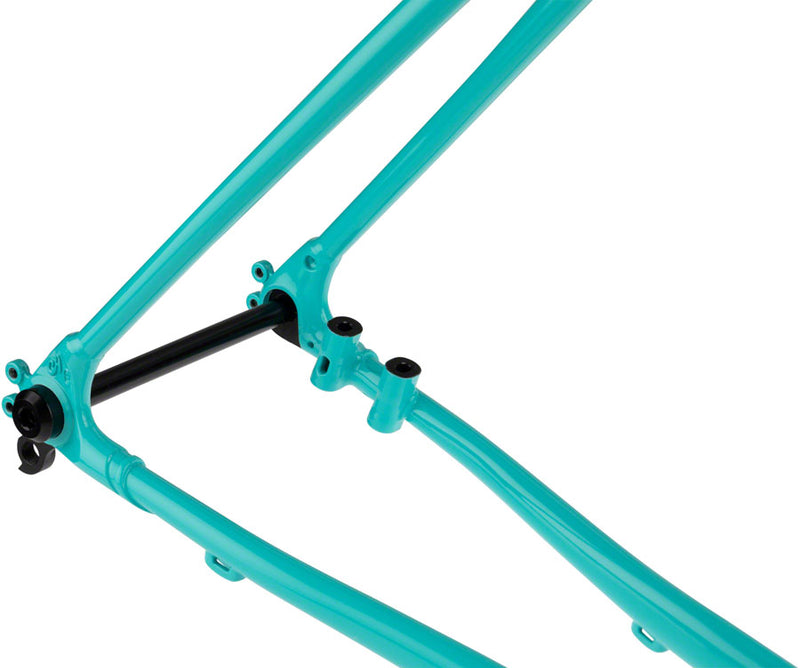 Load image into Gallery viewer, All-City Gorilla Monsoon Frameset - 650b, Steel, Aqua Seafoam, 52cm
