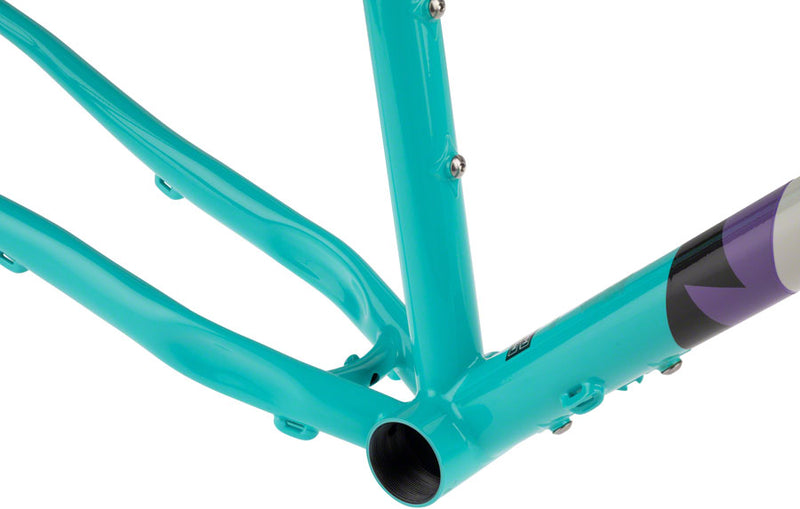 Load image into Gallery viewer, All-City Gorilla Monsoon Frameset - 650b, Steel, Aqua Seafoam, 52cm
