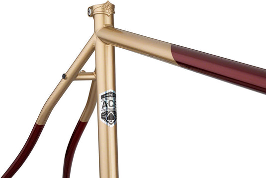 All-City Cosmic Stallion Frameset - 700c, Steel, Currant and Cream, 58cm