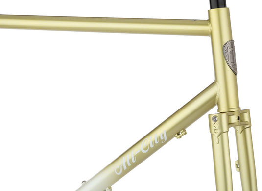 All-City Gorilla Monsoon Frameset - 650b, Steel, Pineapple Sundae, 43cm