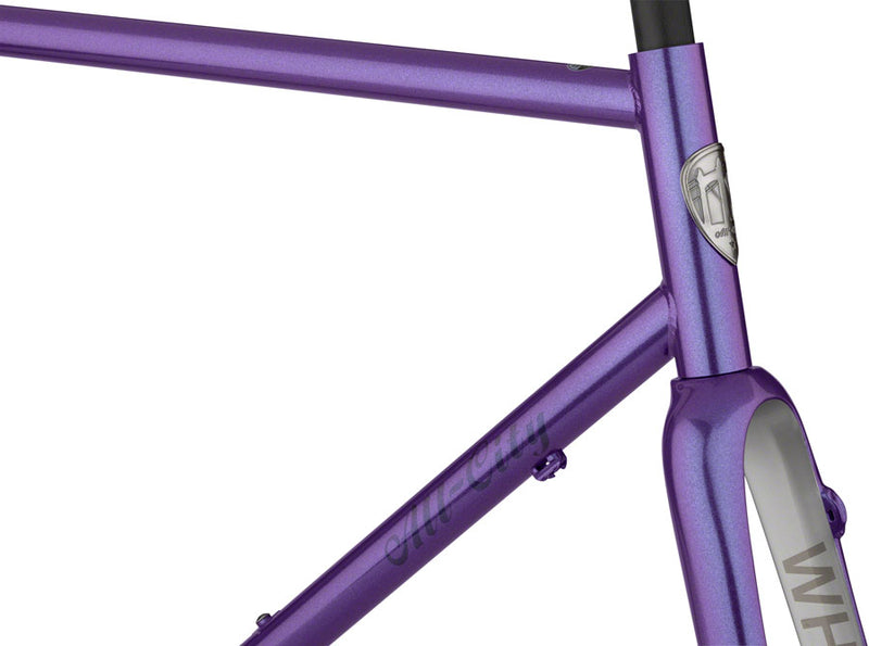 Load image into Gallery viewer, All-City Super Professional Frameset - 700c / 650b, Steel, Hollywood Violet, 61cm
