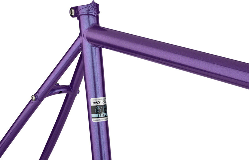 Load image into Gallery viewer, All-City Super Professional Frameset - 700c / 650b, Steel, Hollywood Violet, 52cm
