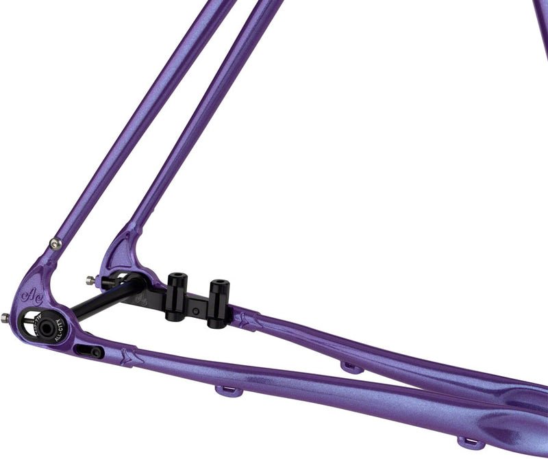 Load image into Gallery viewer, All-City Super Professional Frameset - 700c / 650b, Steel, Hollywood Violet, 49cm
