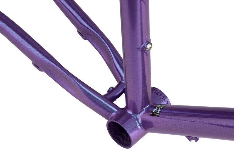 Load image into Gallery viewer, All-City Super Professional Frameset - 700c / 650b, Steel, Hollywood Violet, 49cm
