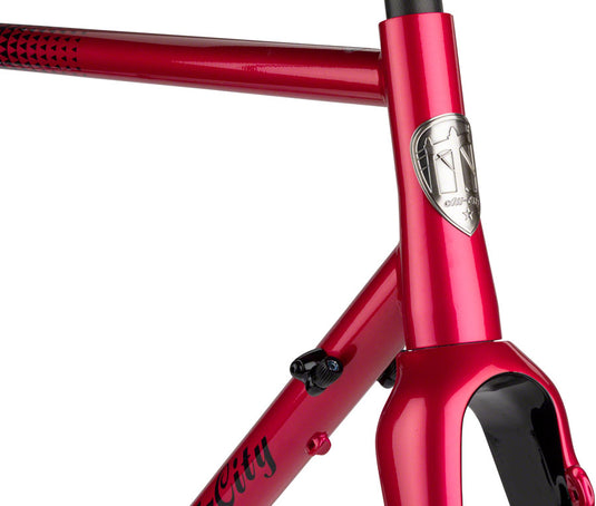 All-City Zig Zag Frameset - 700c, Steel, Sour Cherry Seltzer, 58cm