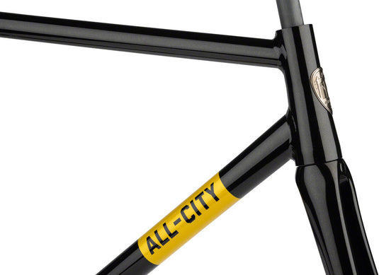 All-City Thunderdome Frameset - 700c, Aluminum, Gold Fang, 61cm